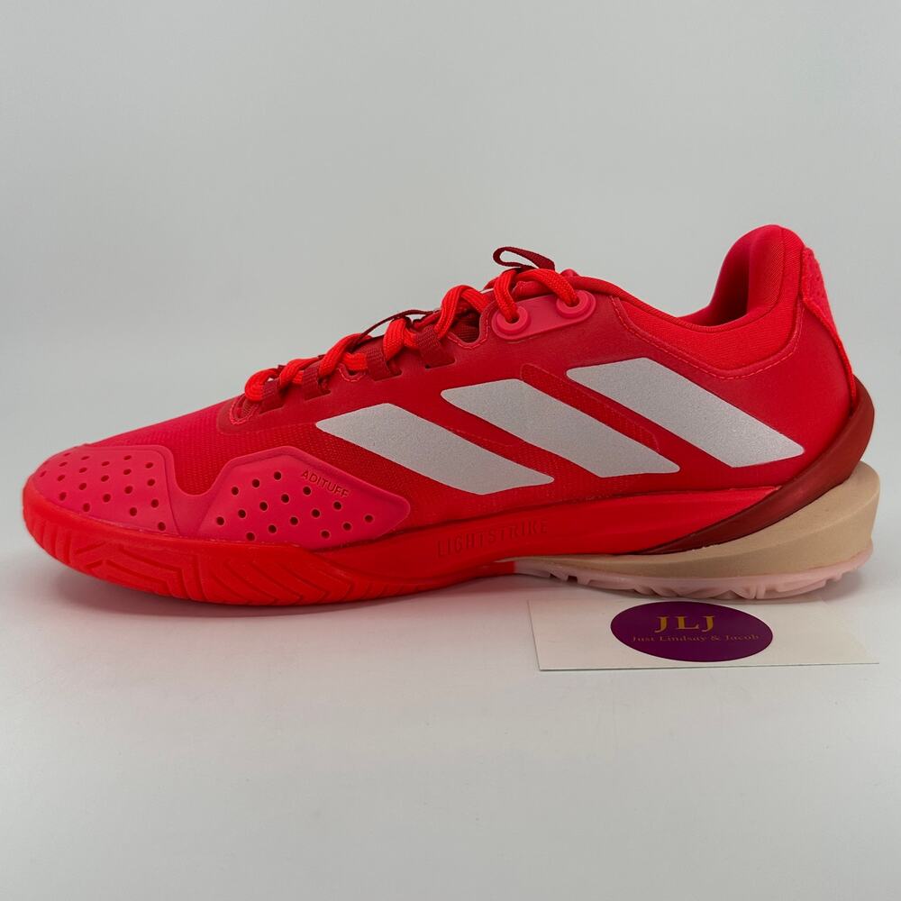 Adidas Women's Adizero Cybersonic Tennis Shoes 'Lucid Red' IH8102 Size 7.5 - Picture 8 of 11